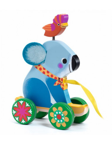 Jouet à tirer koala Otto - Djeco Jouet à tirer koala Otto - Djeco