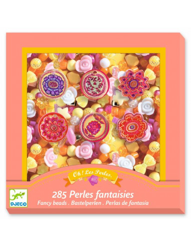 Perles fantaisies Fleur - Djeco Perles fantaisies Fleur - Djeco