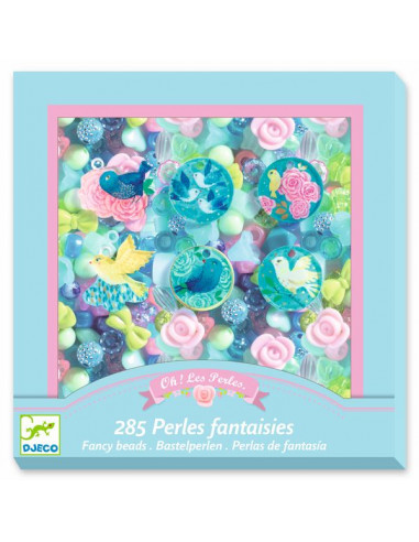 Perles fantaisies oiseaux - Djeco Perles fantaisies oiseaux - Djeco