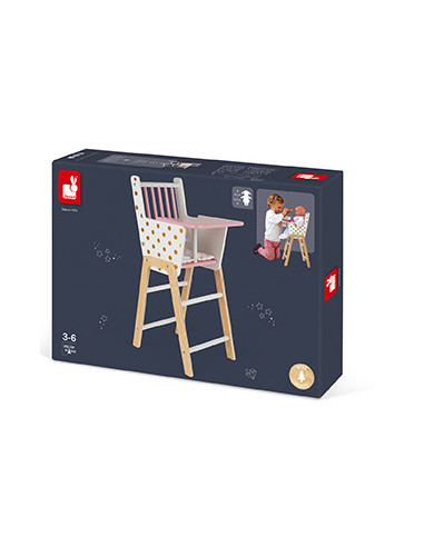 Chaise haute Candy Chic - Janod Chaise haute Candy Chic - Janod