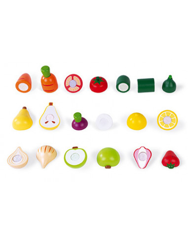 Maxi set fruits et légumes à découper... Maxi set fruits et légumes à découper...