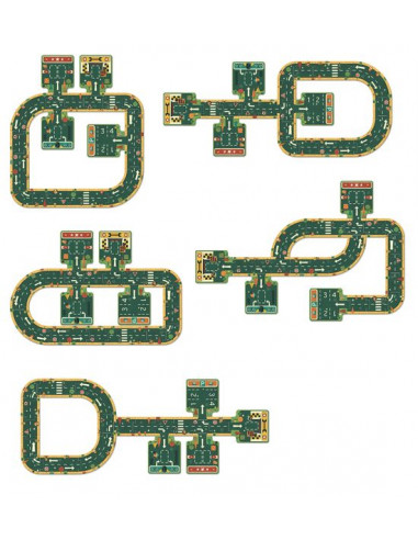 Puzzle routes Pop to play - Djeco Puzzle routes Pop to play - Djeco