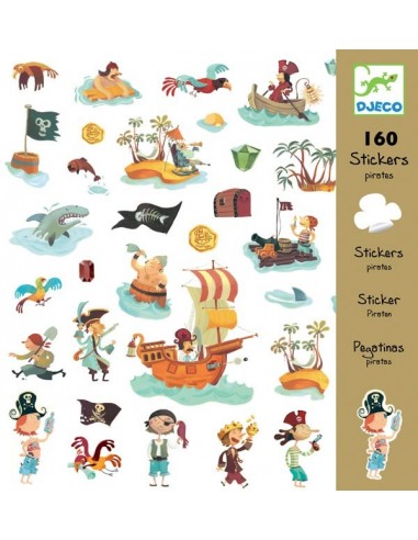 Stickers pirates - Djeco