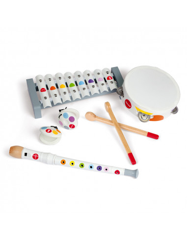 Kit de Musique pour lanniversaire Noël Yvsoo Instrument de Musique Enfant Set d’Instruments Idéal pour léveil des Enfants 