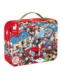 Puzzle d\'observation pompier - Janod
