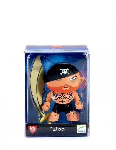 Figurine pirate Arty Toys Tatoo - Djeco Figurine pirate Arty Toys Tatoo - Djeco