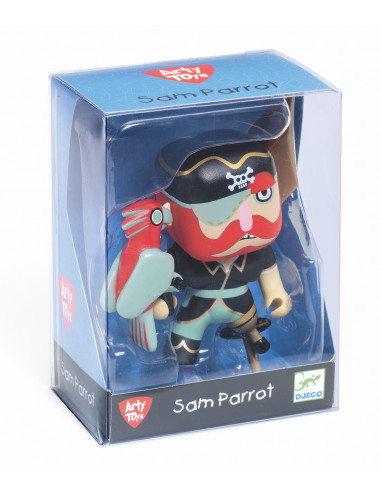 Figurine pirate Arty Toys Sam Parrot... Figurine pirate Arty Toys Sam Parrot...