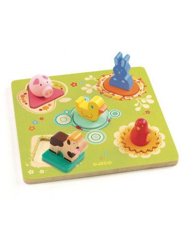 Puzzle canards et amis "bildi" - Djeco Puzzle canards et amis "bildi" - Djeco