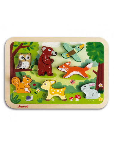 Chunky puzzle forêt - Janod