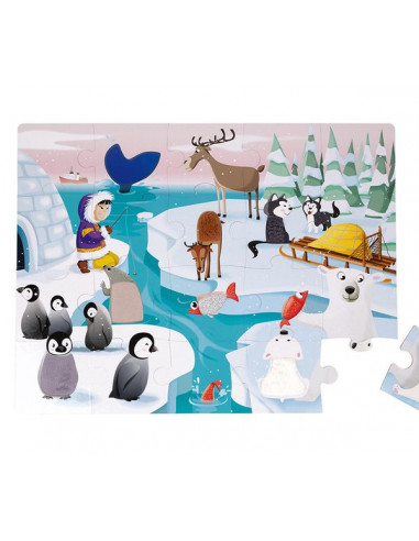 Puzzle tactile la vie sur la banquise... Puzzle tactile la vie sur la banquise...