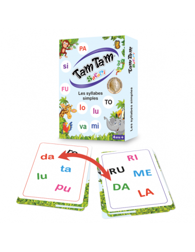 Jeu Tam Tam Safari Les syllabes Jeu Tam Tam Safari Les syllabes