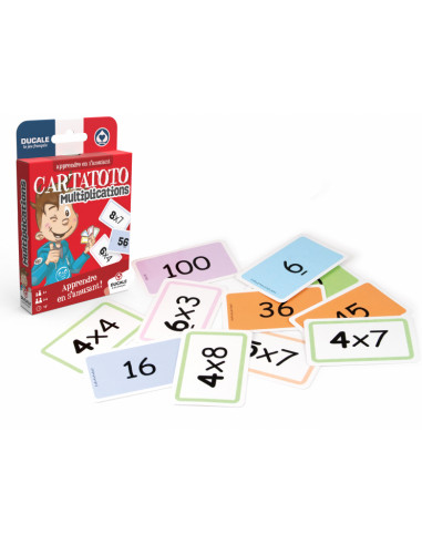 Cartatoto multiplications - jeu de carte Cartatoto multiplications - jeu de carte