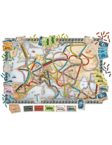 Les aventuriers du rail Europe - jeu... Les aventuriers du rail Europe - jeu...