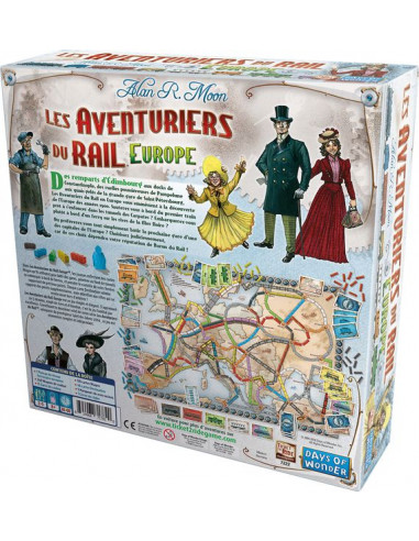 Les aventuriers du rail Europe - jeu... Les aventuriers du rail Europe - jeu...