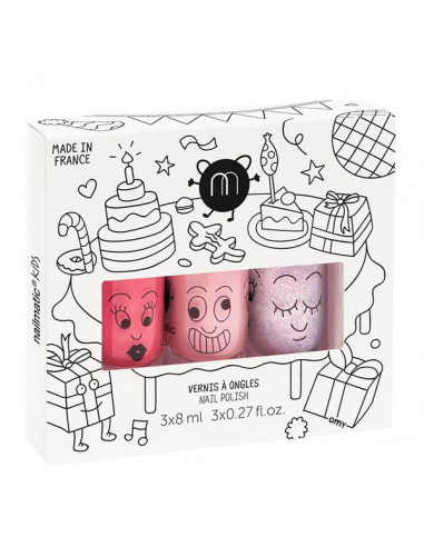 Coffret 3 vernis PARTY Coffret 3 vernis PARTY