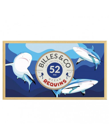 Coffret de 52 billes Requin - Billes... Coffret de 52 billes Requin - Billes...