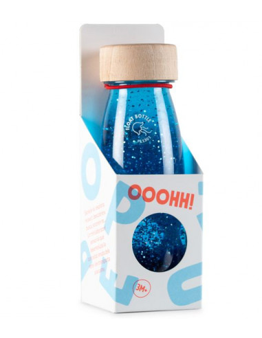 Bouteille d'eau pour enfants PLOPP TO GO MINI 200 ml, bleu glacier bio,  Koziol 