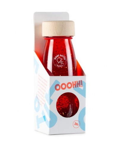 Bouteille sensorielle rouge - Petit Boum Bouteille sensorielle rouge - Petit Boum