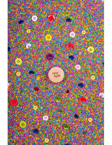 Bouteille sensorielle boutons - Petit... Bouteille sensorielle boutons - Petit...