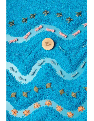 Bouteille sensorielle océan - Petit Boum Bouteille sensorielle océan - Petit Boum