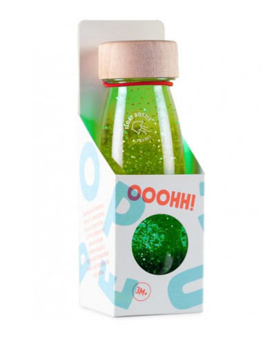 Bouteille sensorielle vert - Petit Boum Bouteille sensorielle vert - Petit Boum