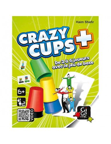 Jeu Crazy cups + - Gigamic Jeu Crazy cups + - Gigamic