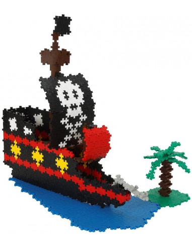Plus Plus Bateau Pirate Box Mini Basic 1060 Pieces Jeu De Construction