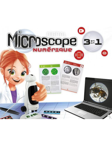 Microscope vidéo 3 en 1 - Buki Microscope vidéo 3 en 1 - Buki