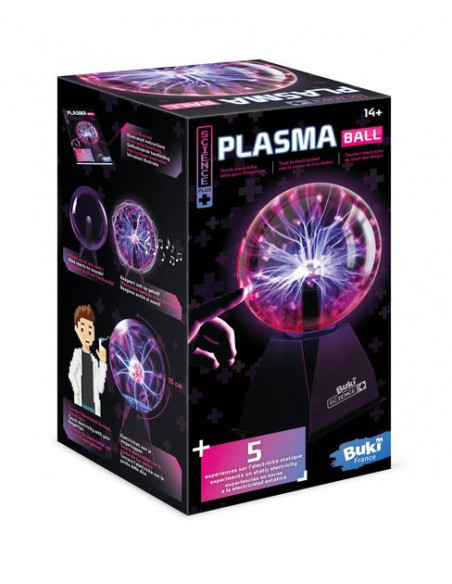 Lampe à boule plasma de 7,6 cm - Boule à plasma magique