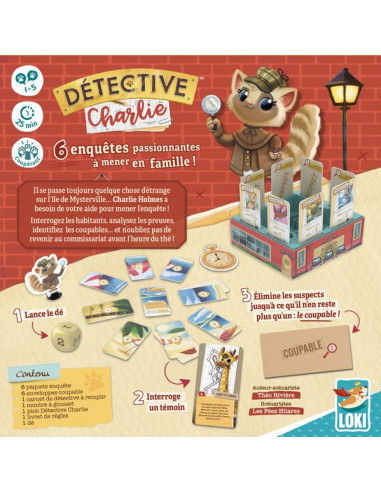 Jeu Détective Charlie - Loki Jeu Détective Charlie - Loki