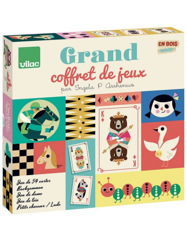 Coffret Dada oie jeux de société tradition en bois fabrication française