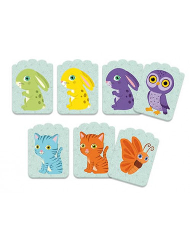 Jeu de cartes Little Match - Djeco Jeu de cartes Little Match - Djeco