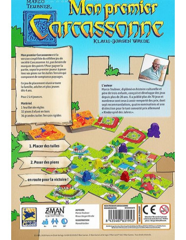 Mon premier Carcassonne - jeu Asmodée Mon premier Carcassonne - jeu Asmodée