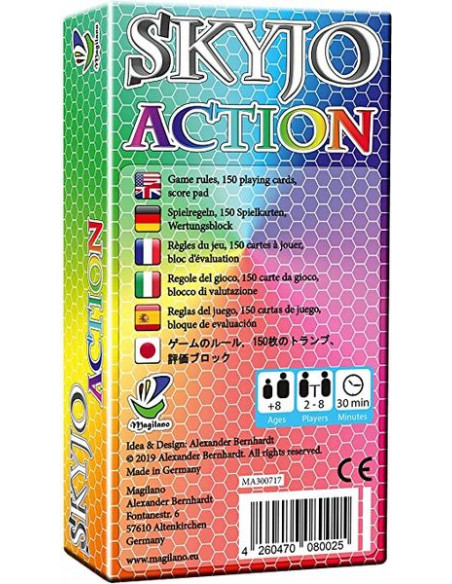 Jeu de société Skyjo Action - Jeu de cartes - Tropfastoche.com