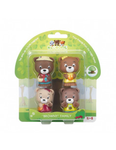 4 personnages famille ours... 2