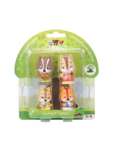 4 personnages famille écureuil Nutnut... 4 personnages famille écureuil Nutnut...