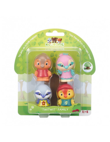 4 personnages famille oiseau Twitwit... 4 personnages famille oiseau Twitwit...