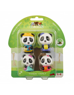 4 personnages famille Panda... 2