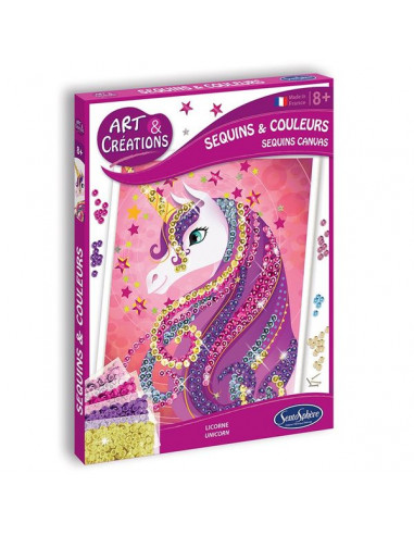 Tableau de sequins licorne - Sentosphère