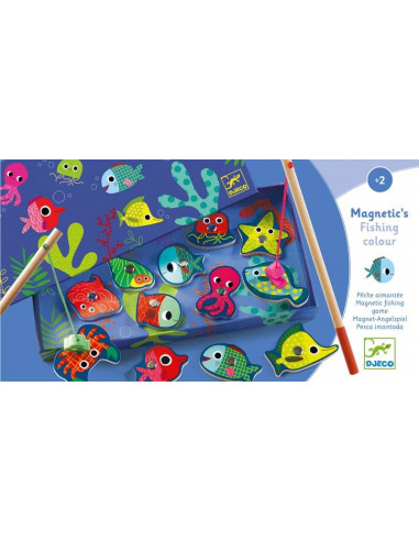 Pêche à la ligne magnétique - Djeco Pêche à la ligne magnétique - Djeco