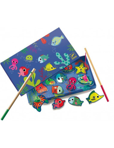 Pêche à la ligne magnétique - Djeco Pêche à la ligne magnétique - Djeco