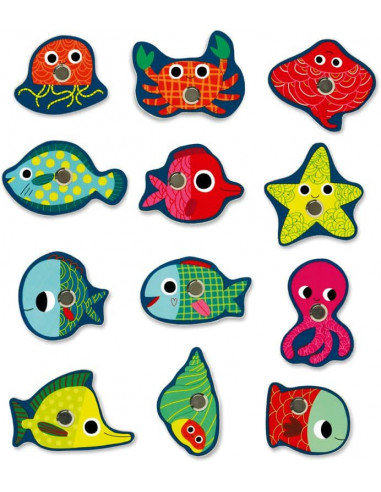 Pêche à la ligne magnétique - Djeco Pêche à la ligne magnétique - Djeco