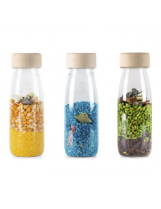 3 bouteilles sensorielles...