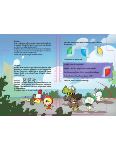 Livre Ma 1ère aventure : La course... Livre Ma 1ère aventure : La course...