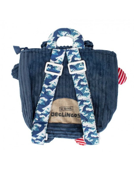 CEN LES DEGLINGOS Petit sac à dos Hippipos l'hippopotame Zainetto per bambini 30 cen 
