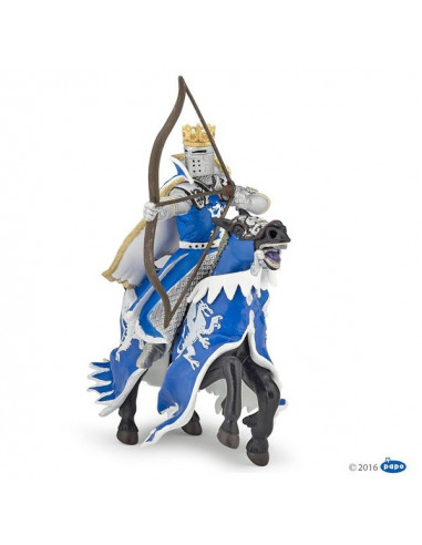Figurine cheval du roi au dragon bleu... Figurine cheval du roi au dragon bleu...