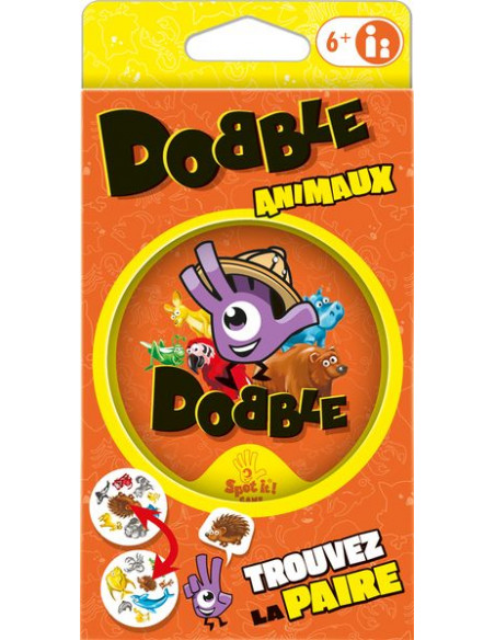 Dobble : disney 100 yearszygomatic - jeu de société - 5 mini-jeux