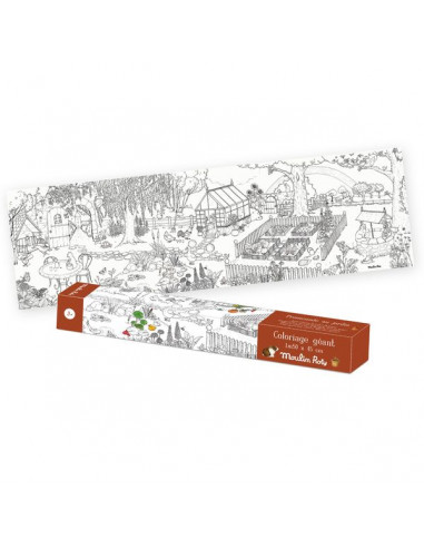 Coloriage géant Le jardinier Le...
