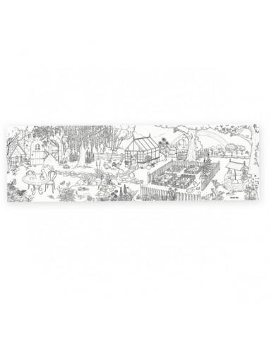 Coloriage géant Le jardinier Le... Coloriage géant Le jardinier Le...