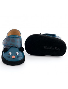 Chaussons cuir panthère... 2